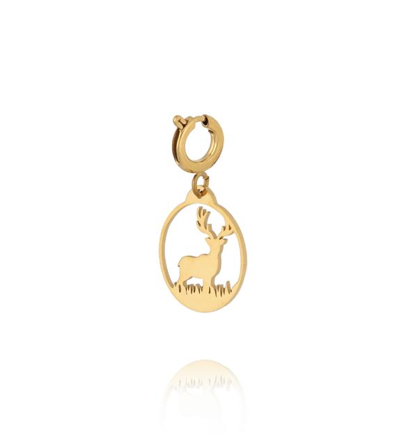 Charms z motywem jelenia CHA0096