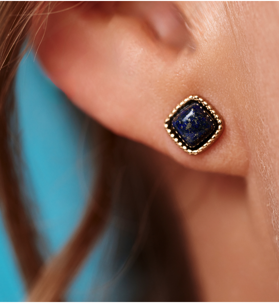 Kolczyki z lapisami Bali Breeze KPA0250