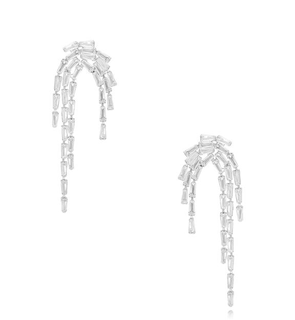 Kolczyki srebrne z kryształkami Samantha KSS1524