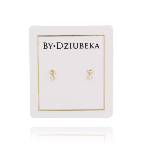 Kolczyki pozłacane z cyrkoniami KFA0013