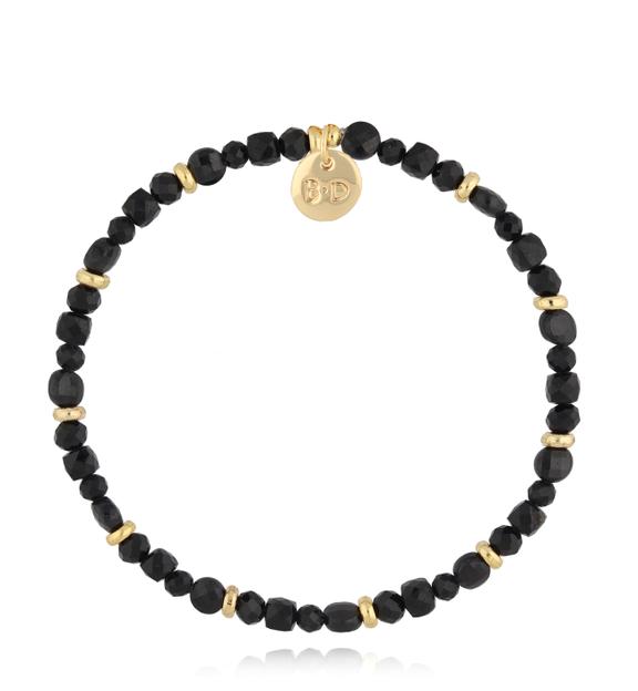 Bransoletka czarna z turmalinami Negro BTW2224
