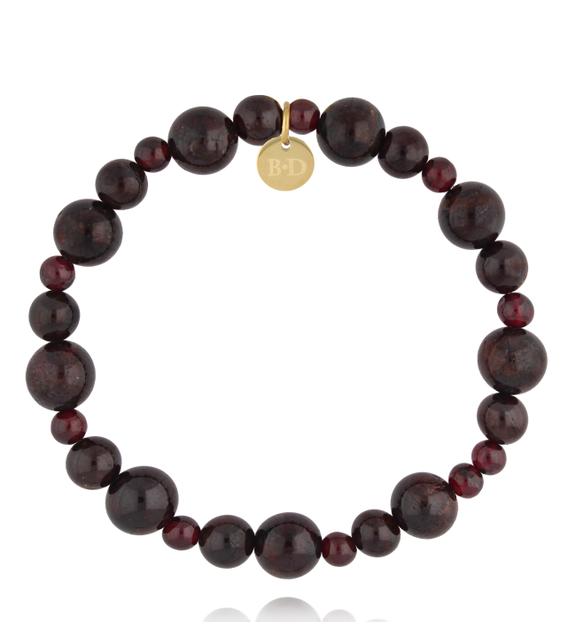 Bransoletka z granatami BPA0626