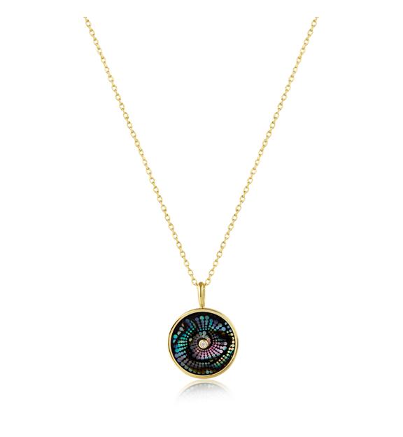 Naszyjnik z muszlami abalone Aqua Harmony NFA0057