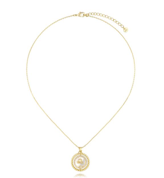 Naszyjnik znak zodiaku Waga NLU0038