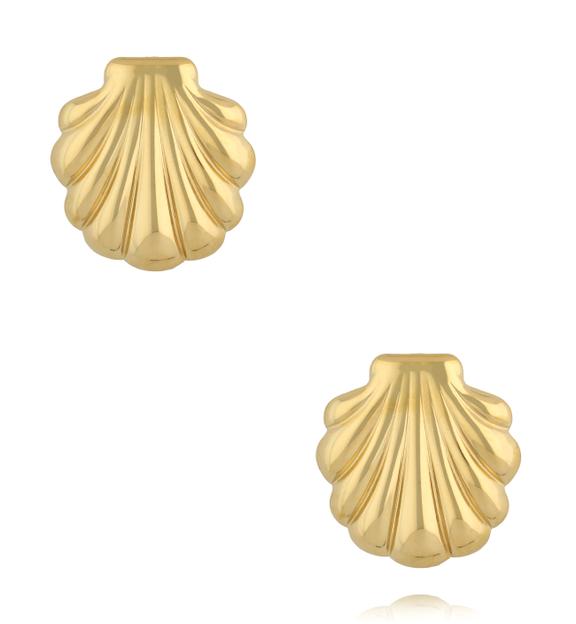 Kolczyki złote muszle KSY0538