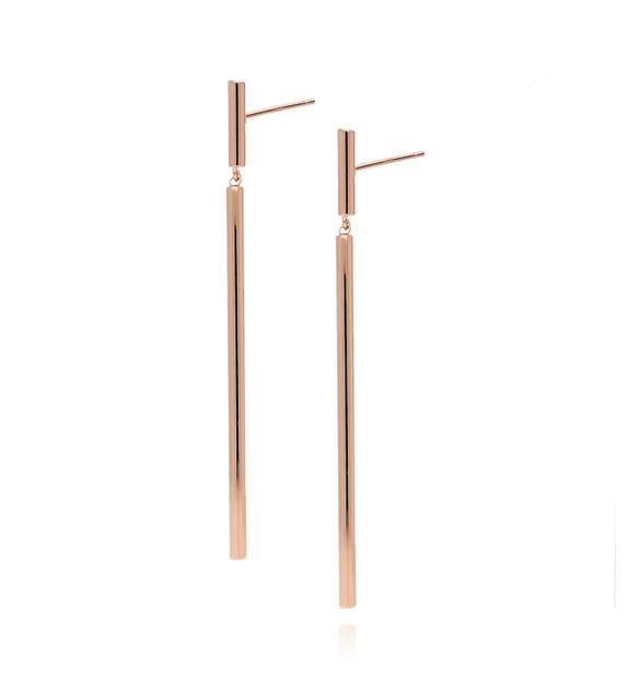 Kolczyki  patyczki z różowego złota  KRG0445