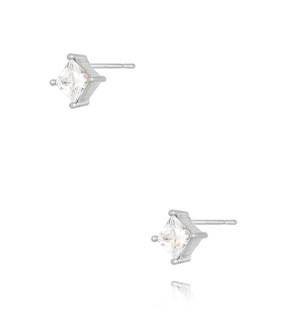 Kolczyki z cyrkoniami srebrne Shimmer KSA2131