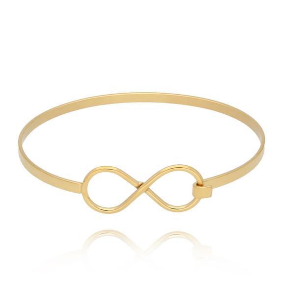 Bransoletka złota z nieskończonością Steel Infinity BSA0447