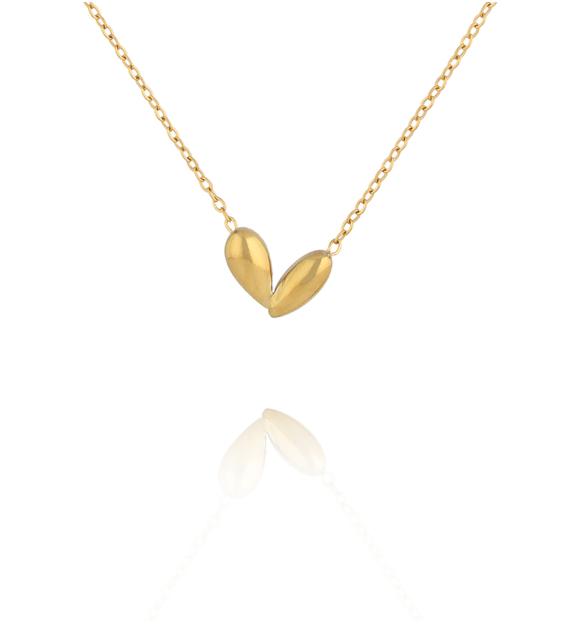 Naszyjnik z subtelnym motywem serca NSY0846