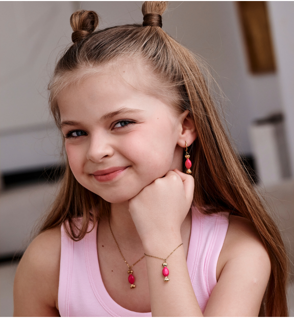 Zestaw biżuterii dla dziewczynki z cukierkami ZN0225