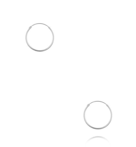 Kolczyki koła srebrne KCA0177