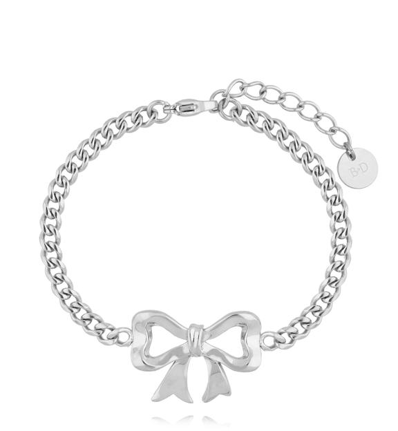 Bransoletka z kokardką srebrną Fiocchi d'Amore BSA0760