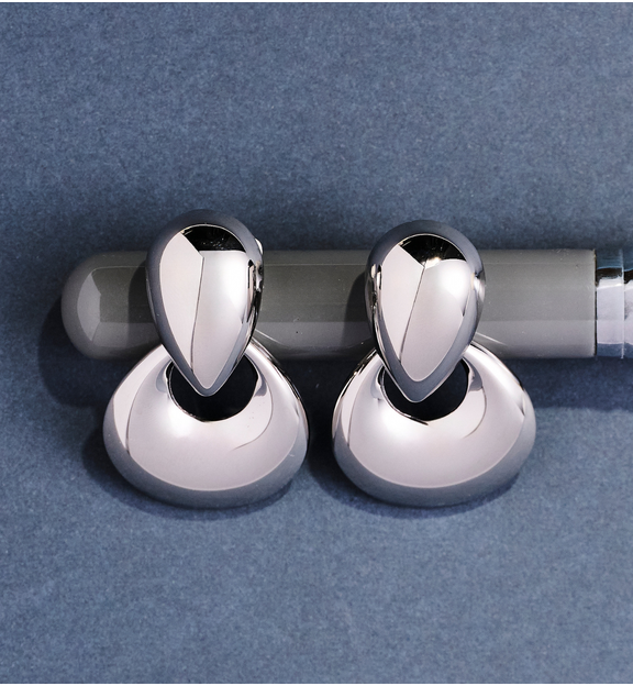 Kolczyki srebrne duże KSA2356