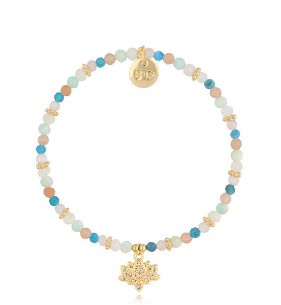 Bransoletka z kamieniami naturalnymi Amayas BTW2100