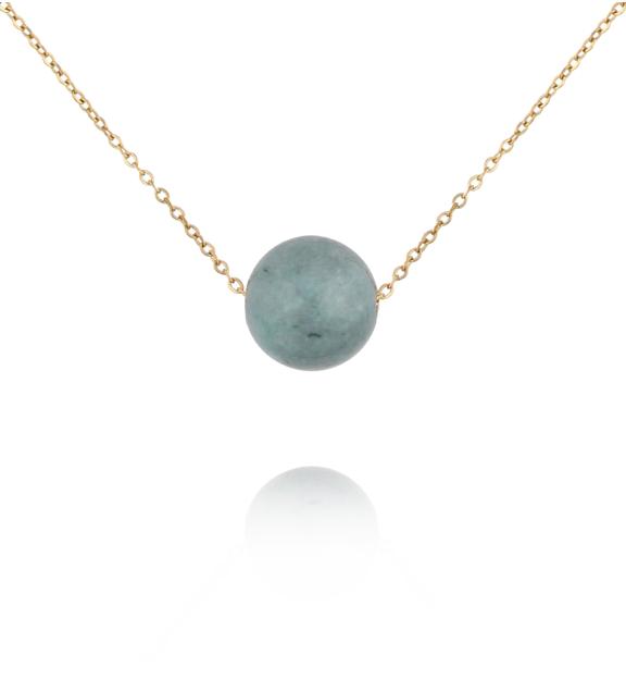 Naszyjnik z jadeitem NLB0348