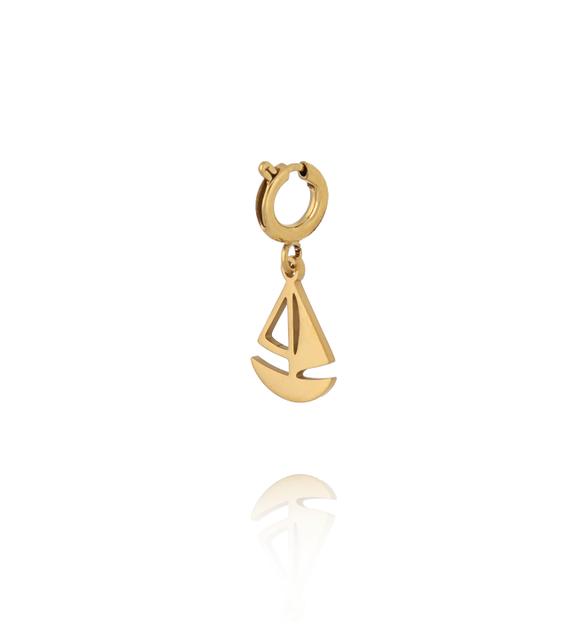 Charms złota żaglówka CHA0166