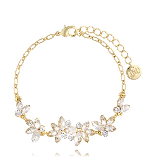 Bransoletka złota z kryształami Celebration BSS0026