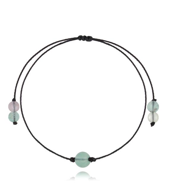 Bransoletka z fluorytem Birthstones BGL0729