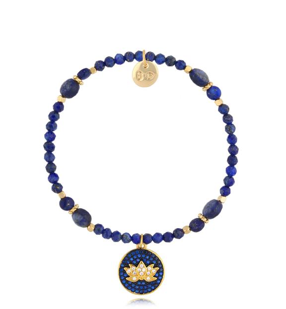 Bransoletka z lapisami Fleur de lotus BTW2102