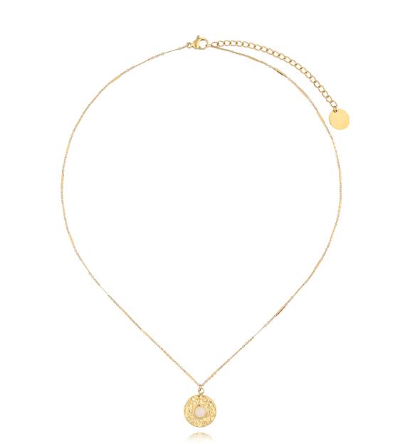 Naszyjnik złoty z zawieszką Grethe NSY0124