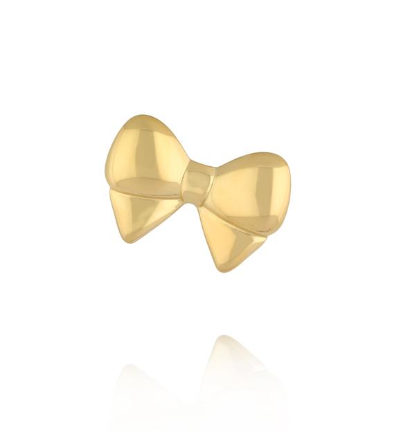 Broszka złota kokarda BRSY0018