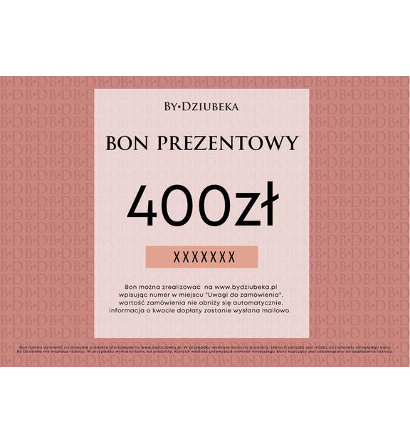 Bon Prezentowy 400 zł online do wydruku BON400