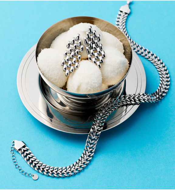 Naszyjnik łańcuch srebrny NSY0494