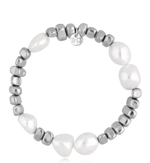 Bransoletka srebrna z perłami Wonderful BSC1739