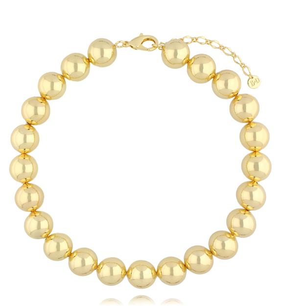 Naszyjnik złoty z kulkami Allegra NRG0523