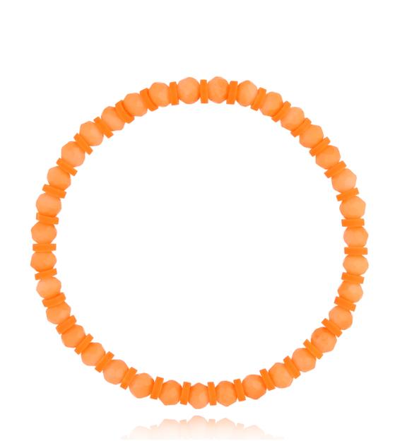 Bransoletka z pomarańczowymi kryształkami Roche BTW2042