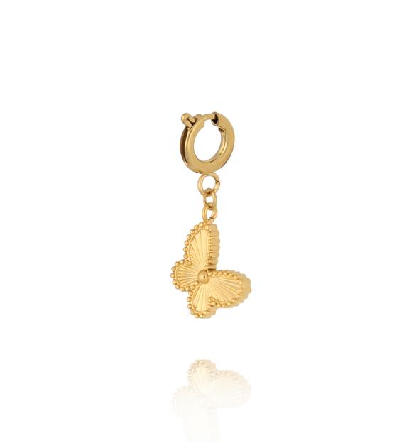 Charms złoty z ozdobnym motylem CHA0154
