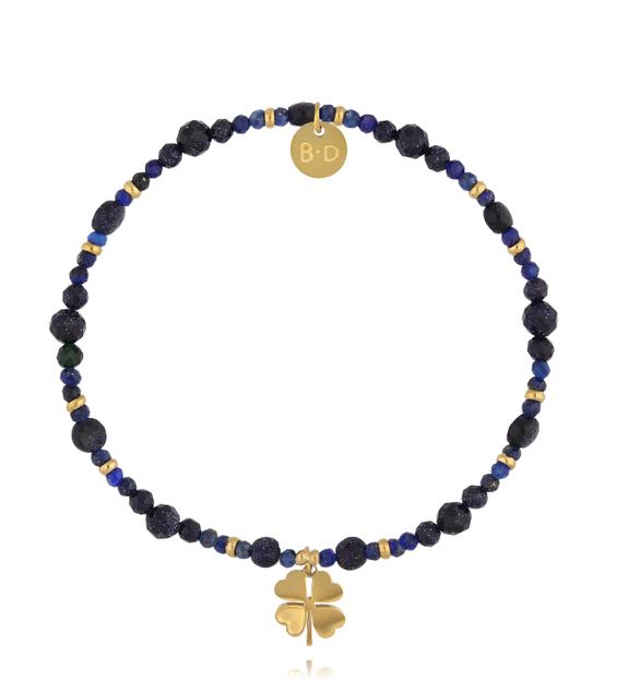 Bransoletka z nocą Kairu i koniczynką BTW3314