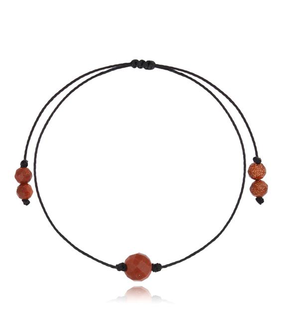 Bransoletka z kamieniem piasek pustyni Birthstones BGL0745