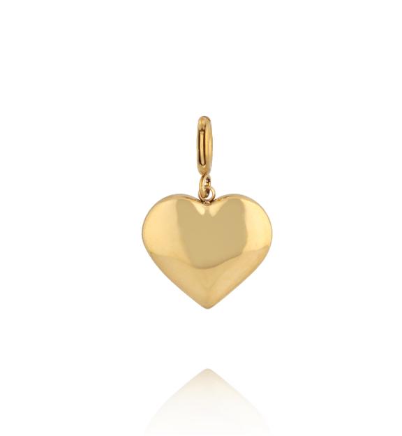 Charms złote gładkie serce CHA0107