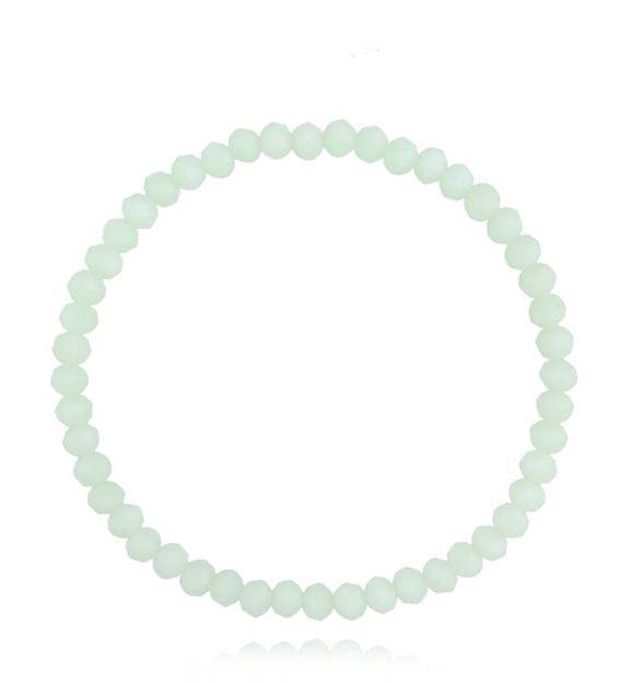 Bransoletka z kryształkami miętowa Jambo BCY0169