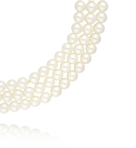 Naszyjnik z pereł długi NPE0304