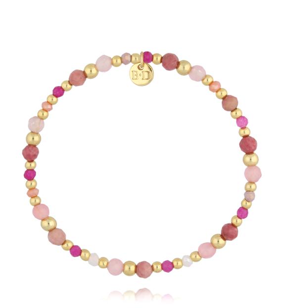 Bransoletka różowa z rodochrozytami BSC2152