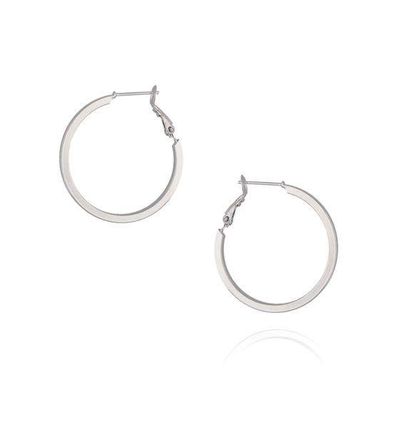 Kolczyki koła srebrne małe KRG0510