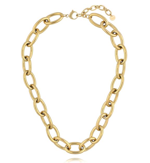 Naszyjnik – złoty łańcuch o masywnych ogniwach NEA0045