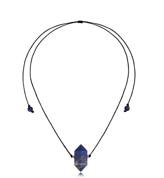 Naszyjnik z kamieniem Lapis Lazuli Island NPA0546