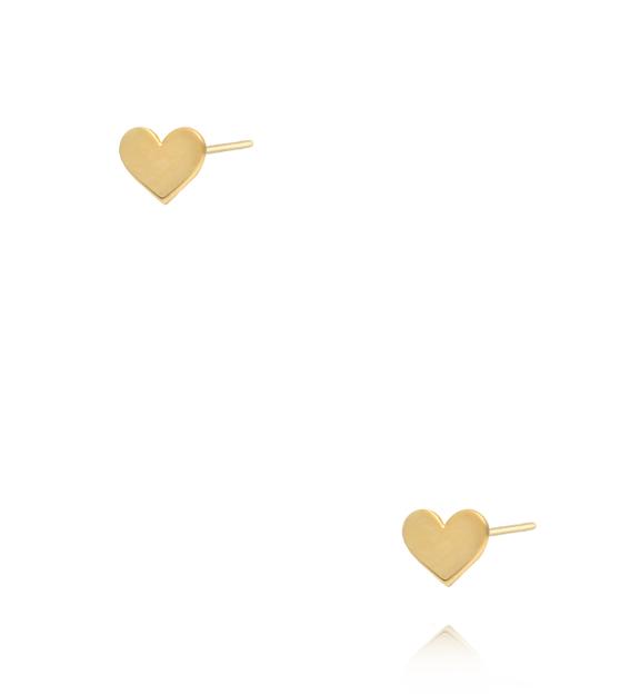 Kolczyki serca złote KGG0014