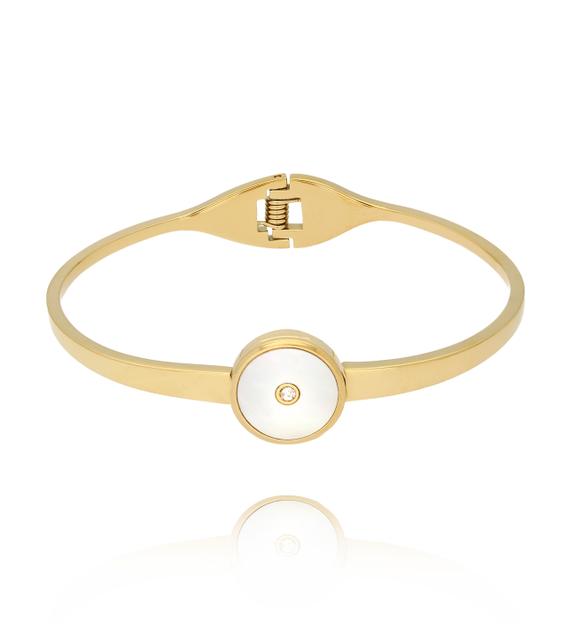 Bransoletka obręcz z masą perłową Balance BSA0725