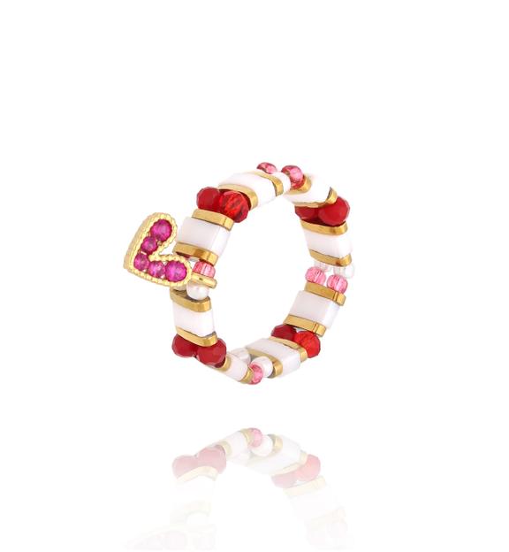 Pierścionek z serduszkiem Marigot PBI0018