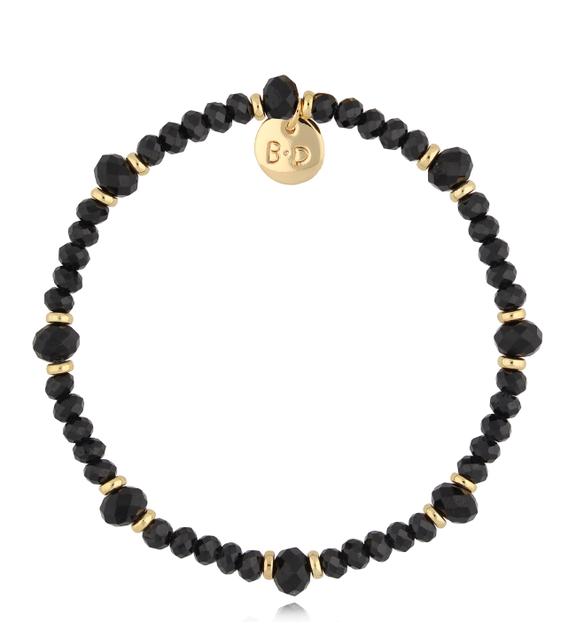 Bransoletka z czarnymi turmalinami Abeye BTW1632