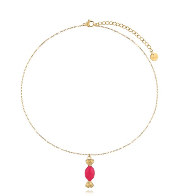 Naszyjnik dla dziewczynki z zawieszką  cukierka NSY0807