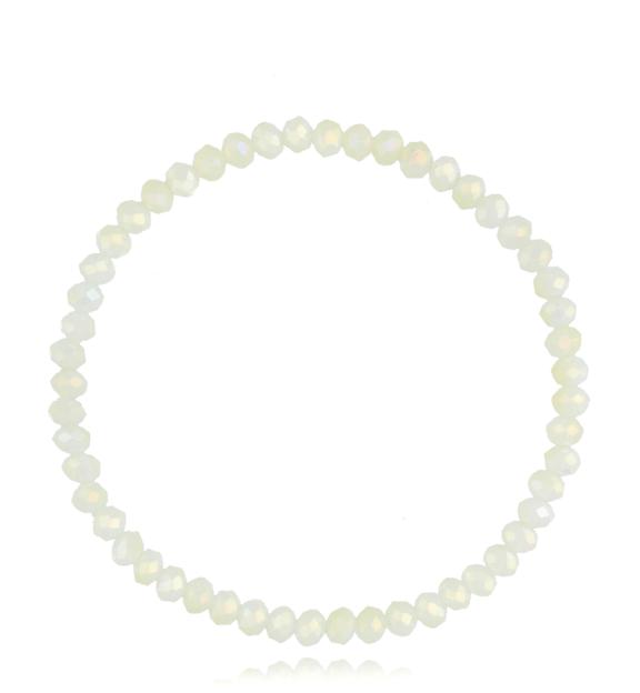 Bransoletka z kryształkami mleczna Basic BTW2175
