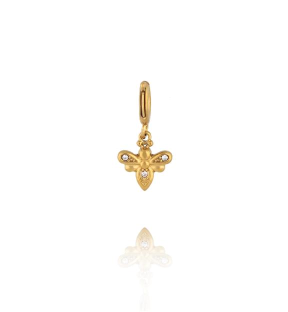 Charms złoty owad z cyrkoniami CHA0215