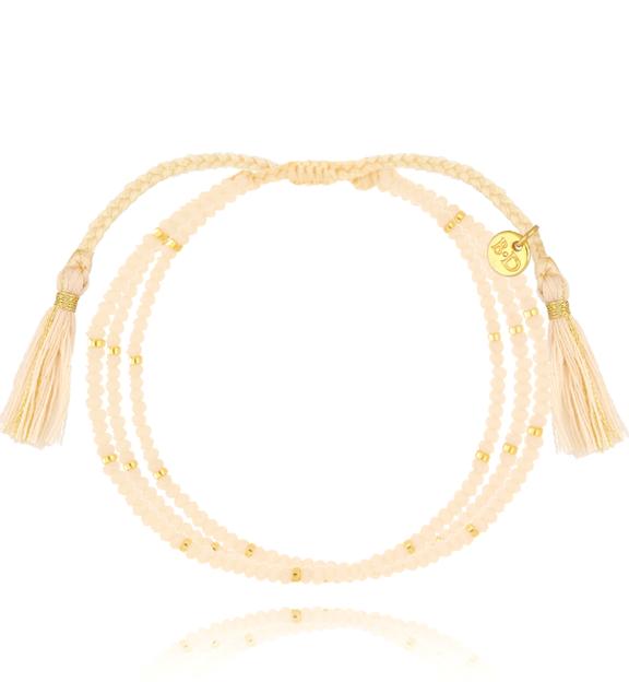 Bransoletka kremowa Khalessi BSC1453