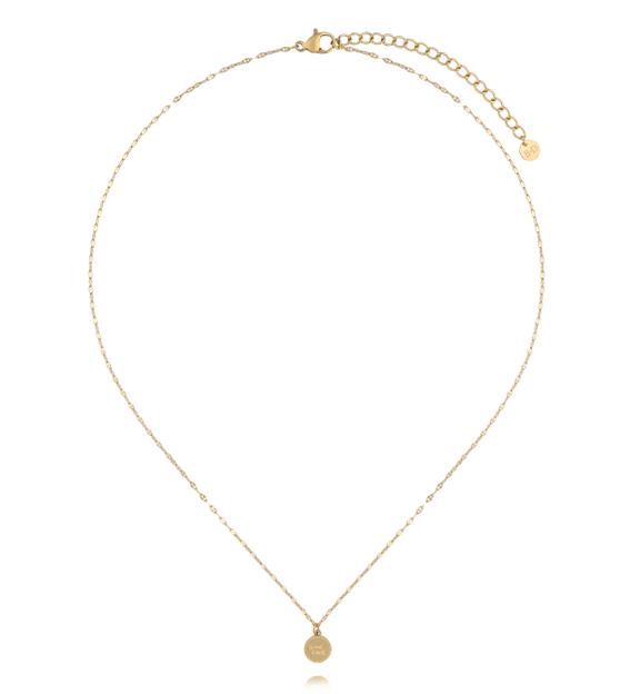 Naszyjnik z medalikiem „Good Luck” NSY0778