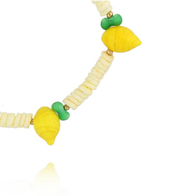 Bransoletka z żółtymi cytrynami BPA0602